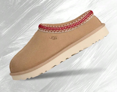 UGG Tasman II Slipper Sand Dark Cherry (Women's)- Women's Cozy Indoor-Outdoor