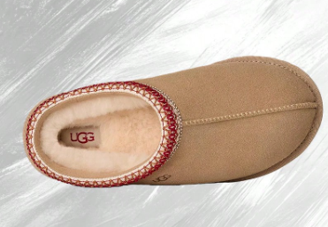 UGG Tasman II Slipper Sand Dark Cherry (Women's)- Women's Cozy Indoor-Outdoor